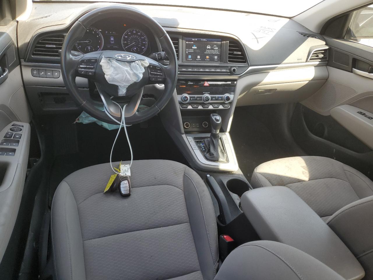 2020 Hyundai Elantra VIN KMHD84LF4LU903746 Copart auction photo, front end damage thumbnail 8