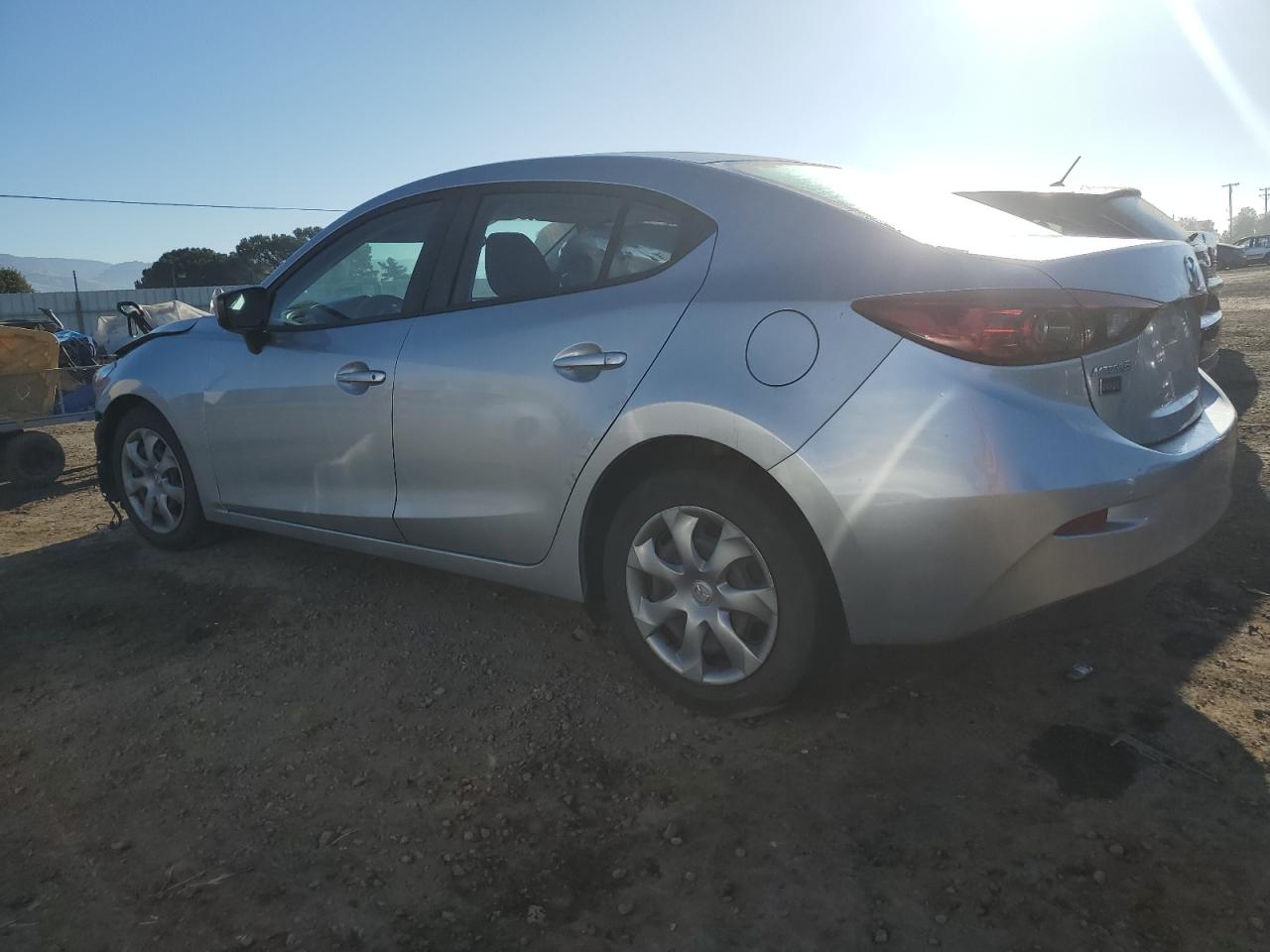 2017 Mazda 3 VIN JM1BN1U78H1102286 Copart auction photo, front end / side damage thumbnail 2