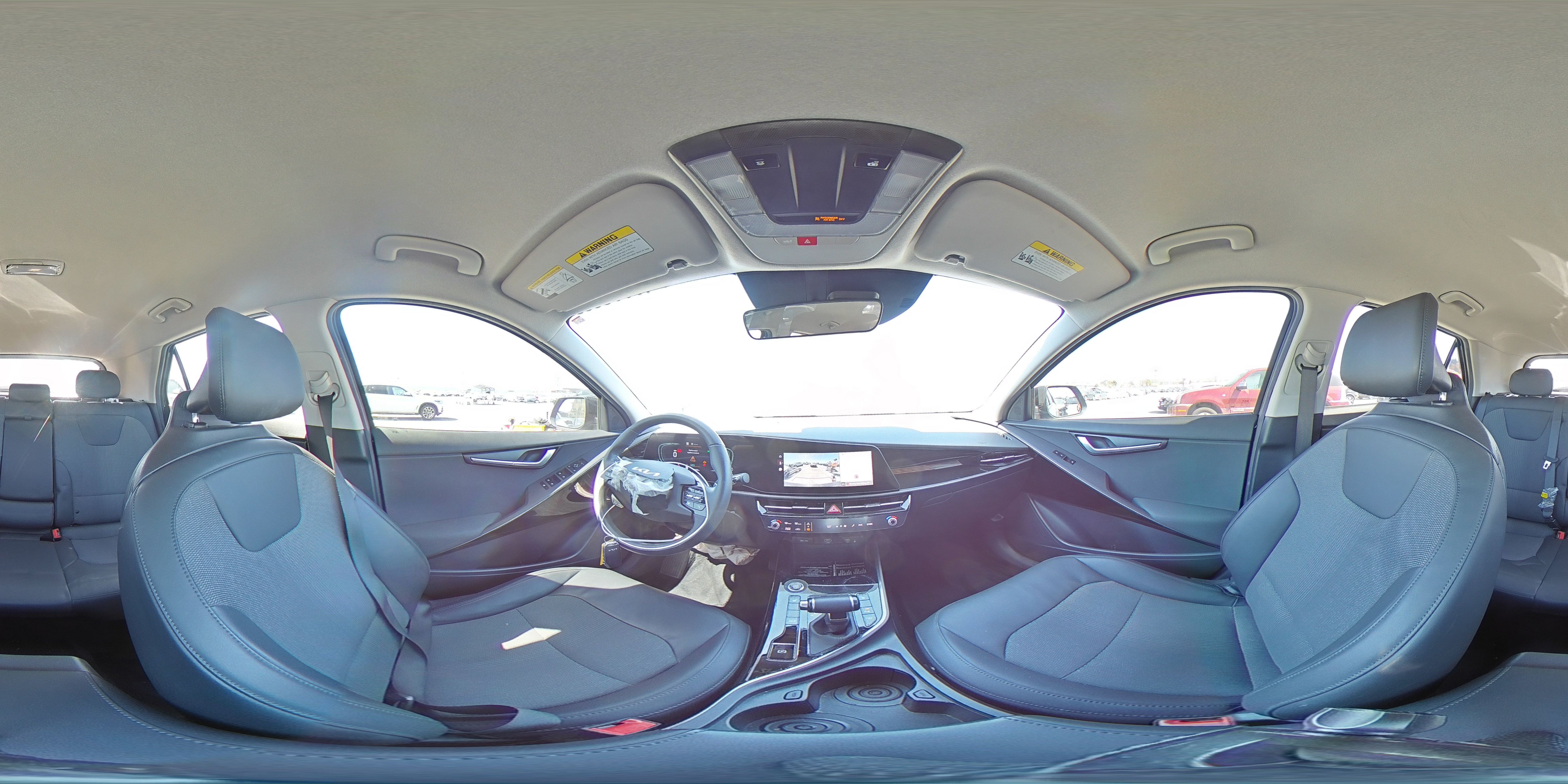 2023 KIA Niro VIN KNDCR3LE2P5076683 Copart auction photo, front end damage thumbnail 13