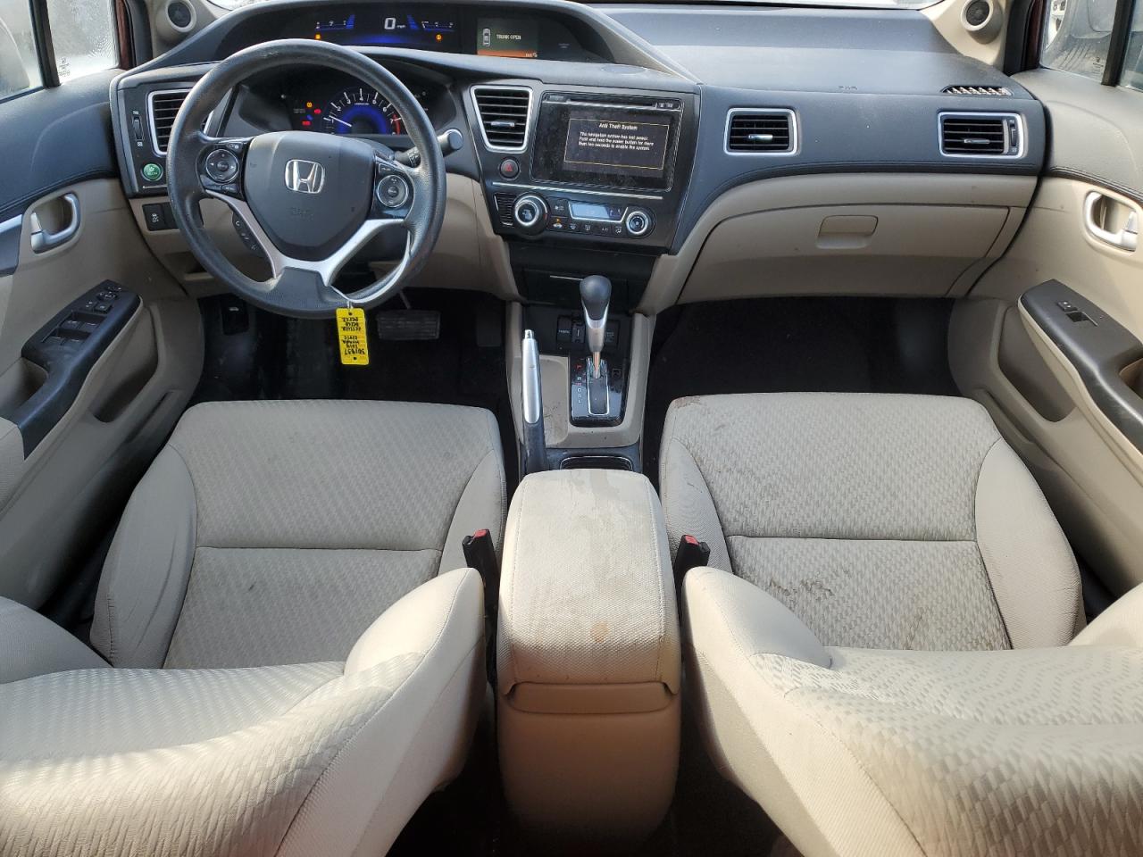 2014 Honda Civic VIN 19XFB2F80EE074059 Copart auction photo, rear end damage thumbnail 8