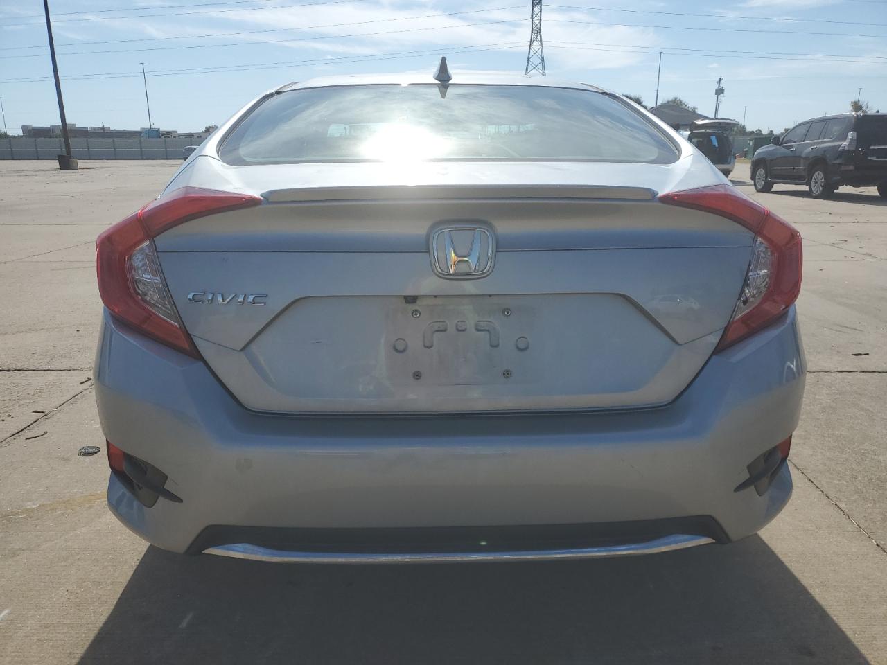 2019 Honda Civic VIN 19XFC1F39KE006141 Copart auction photo, hail / minor dent/scratches damage thumbnail 6