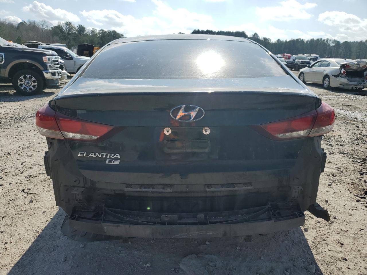 2018 Hyundai Elantra VIN KMHD74LF7JU489510 Copart auction photo, all over damage thumbnail 6