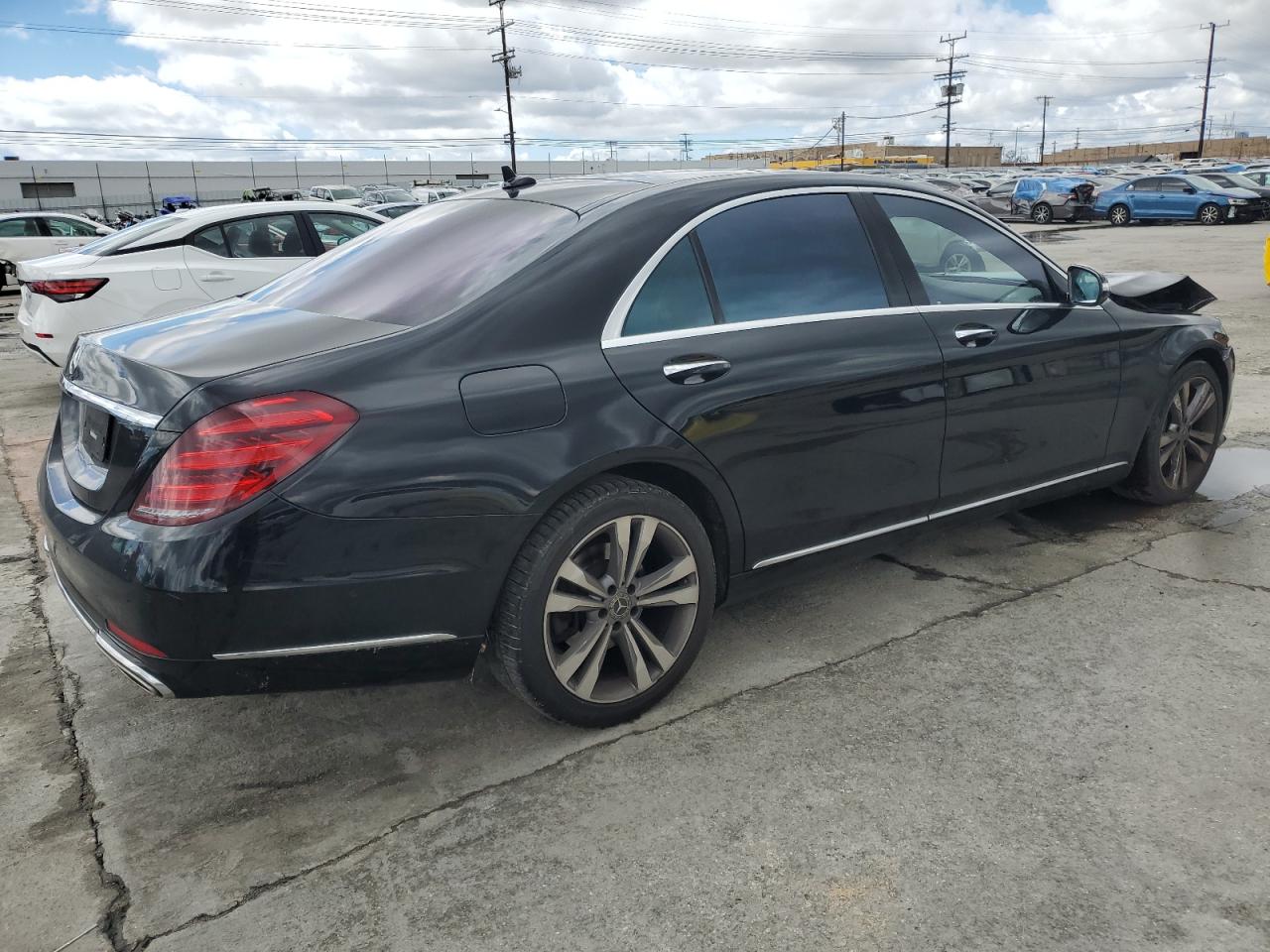 2018 Mercedes-Benz S-klasse VIN WDDUG6GB8JA386126 Copart auction photo, front end damage thumbnail 3
