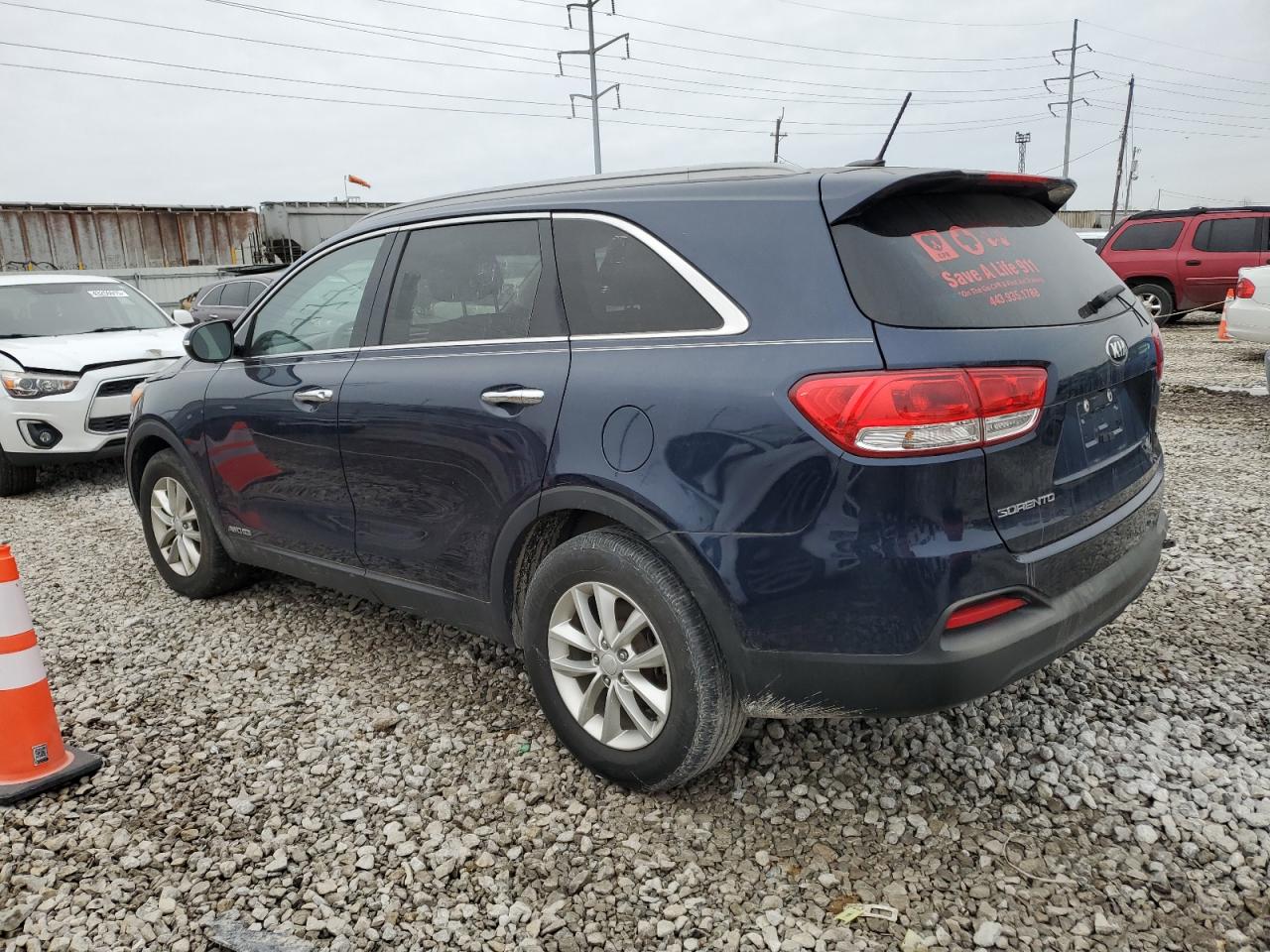2017 KIA Sorento VIN 5XYPGDA57HG211276 Copart auction photo, minor dent/scratches damage thumbnail 2