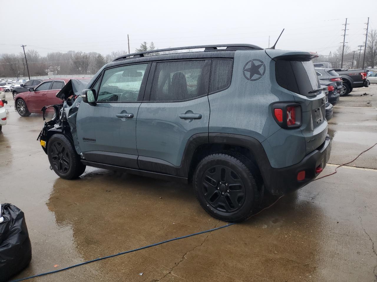 2017 Jeep Renegade VIN ZACCJBCB9HPE78684 Copart auction photo, front end damage thumbnail 2