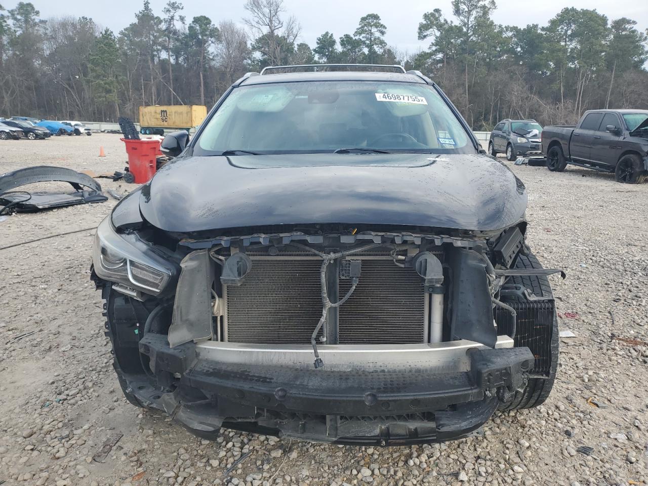 2017 Infiniti QX60 VIN 5N1DL0MN4HC550208 Copart auction photo, front end / side damage thumbnail 5