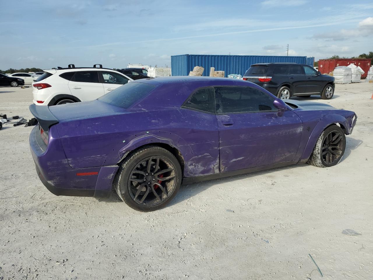 2019 Dodge Challenger VIN 2C3CDZL97KH674973 Copart auction photo, front end / side damage thumbnail 3