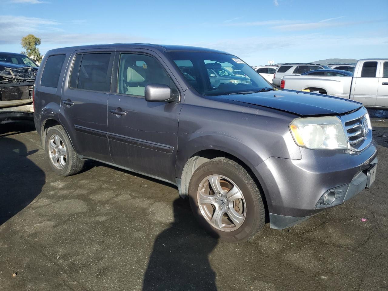 2015 Honda Pilot VIN 5FNYF3H42FB023218 Copart auction photo, all over damage thumbnail 4