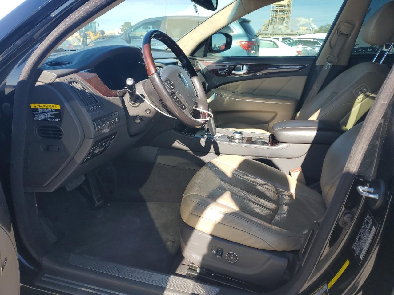 2011 Hyundai Equus VIN KMHGH4JF0BU042144 Copart auction photo, side damage thumbnail 7