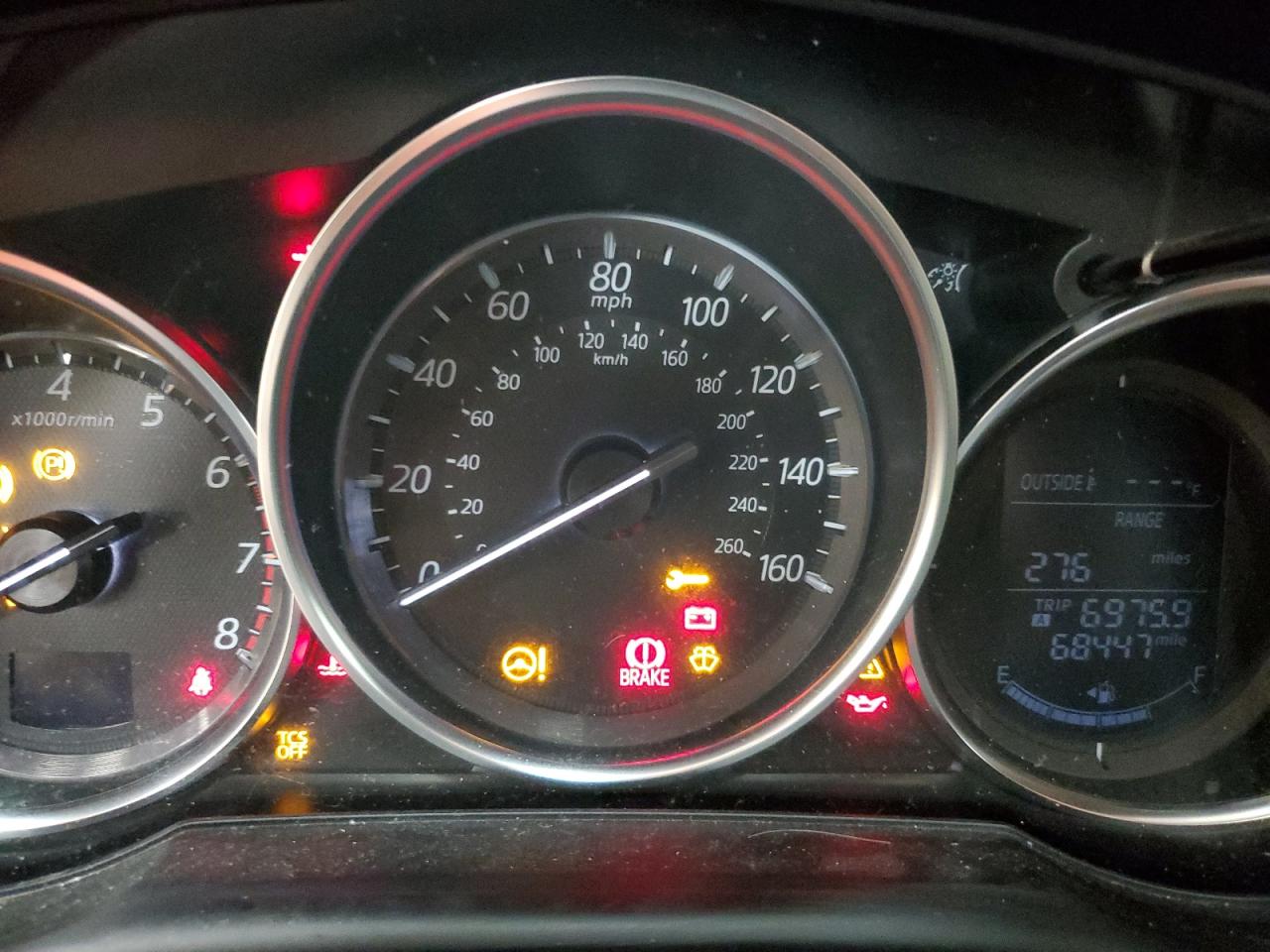 2016 Mazda CX-5 VIN JM3KE2BY0G0671100 Copart auction photo, front end / minor dent/scratches damage thumbnail 9