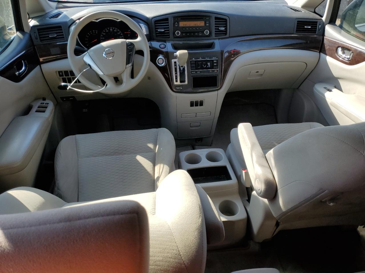 2015 Nissan Quest VIN JN8AE2KP0F9121342 Copart auction photo, front end / side damage thumbnail 8