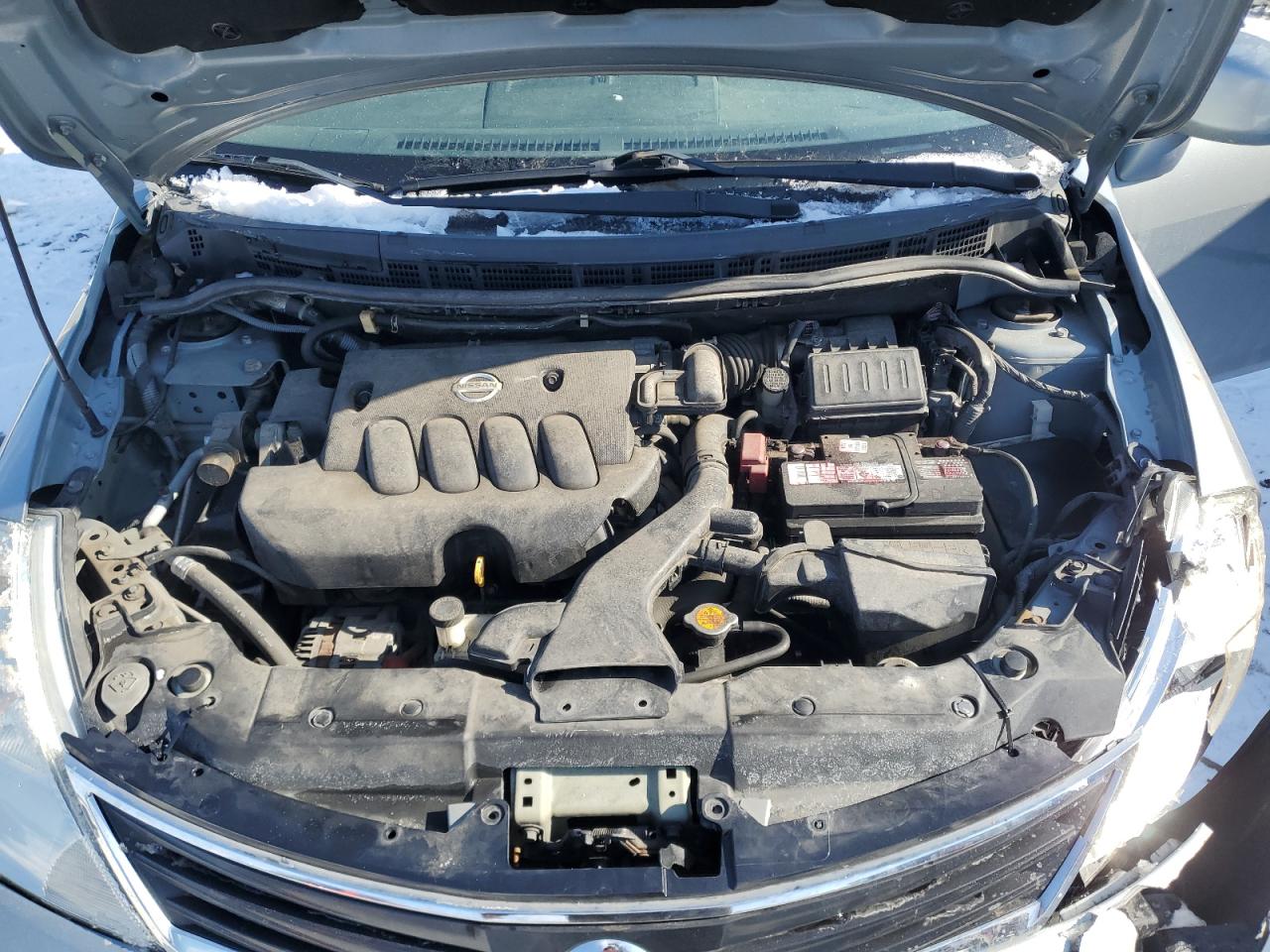 2010 Nissan Versa VIN 3N1BC1CP2AL442476 Copart auction photo, front end damage thumbnail 11