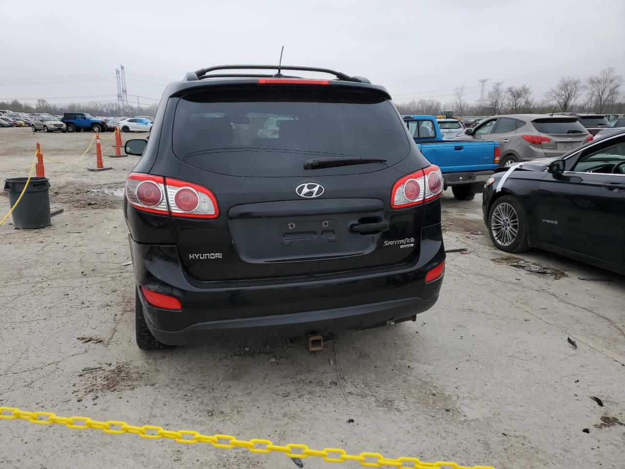 2011 Hyundai Santa Fe VIN 5XYZHDAG6BG005381 Copart auction photo, front end damage thumbnail 6