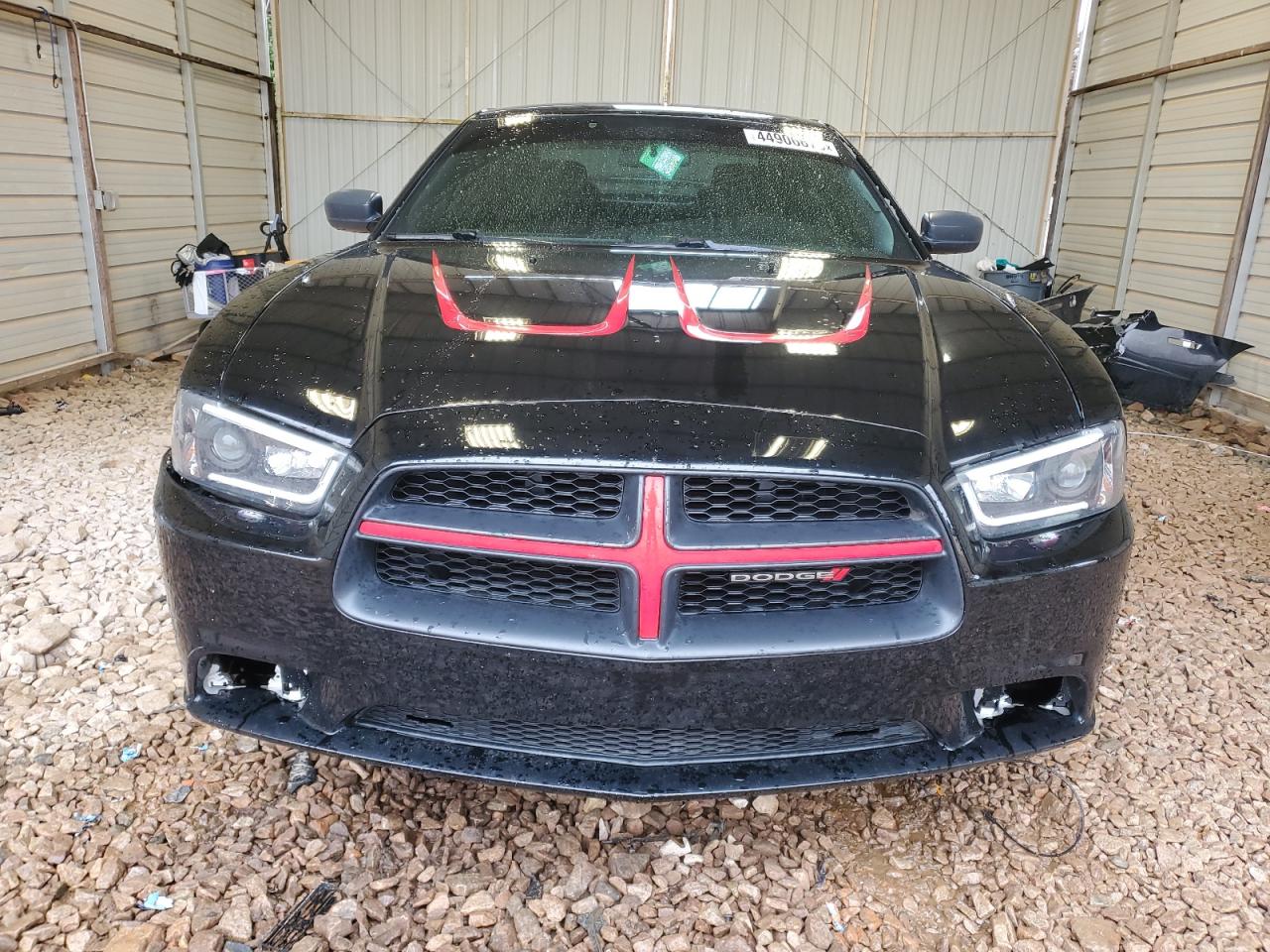 2014 Dodge Charger VIN 2C3CDXAG5EH346655 Copart auction photo, rear end / front end damage thumbnail 5