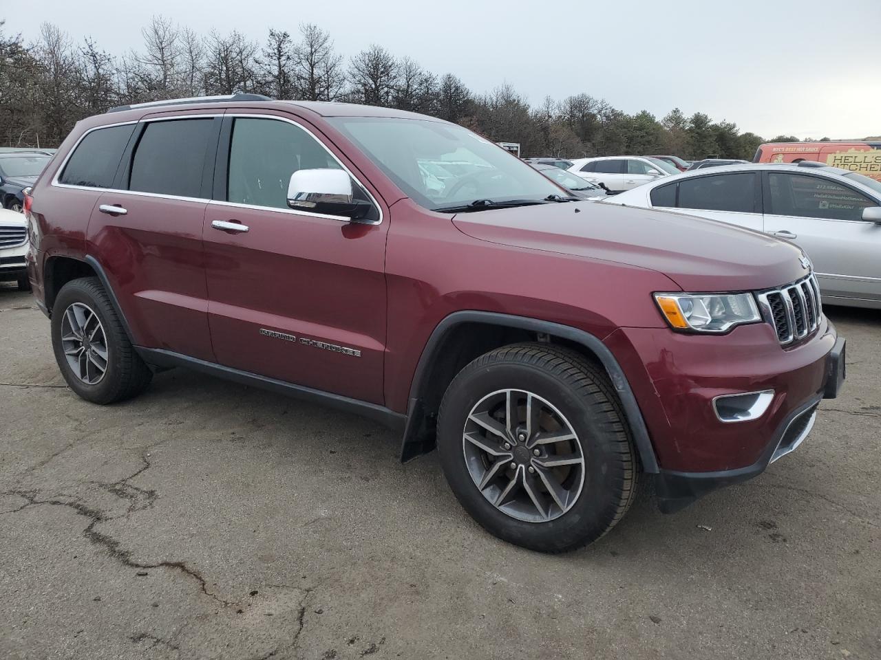 2019 Jeep Grand Cherokee VIN 1C4RJFBGXKC680346 Copart auction photo, rear end / front end damage thumbnail 4