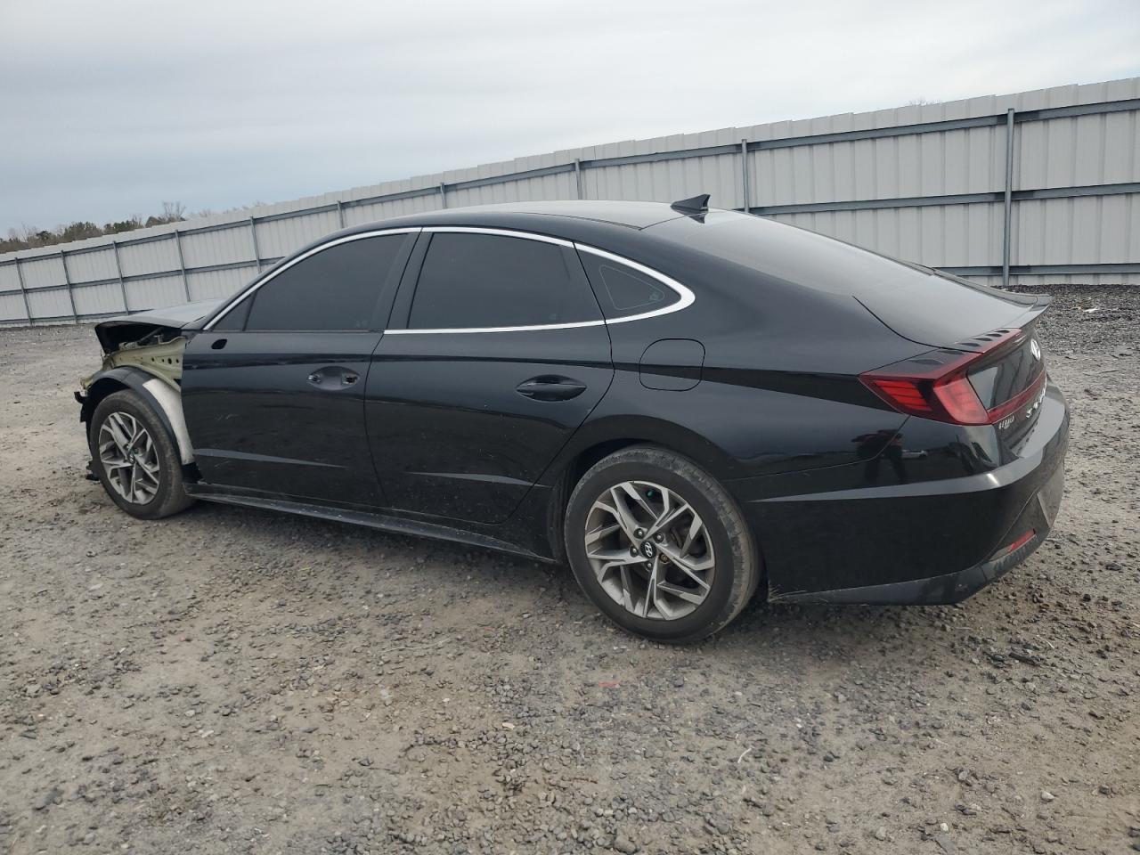 2022 Hyundai Sonata VIN KMHL64JA6NA170306 Copart auction photo, front end / side damage thumbnail 2
