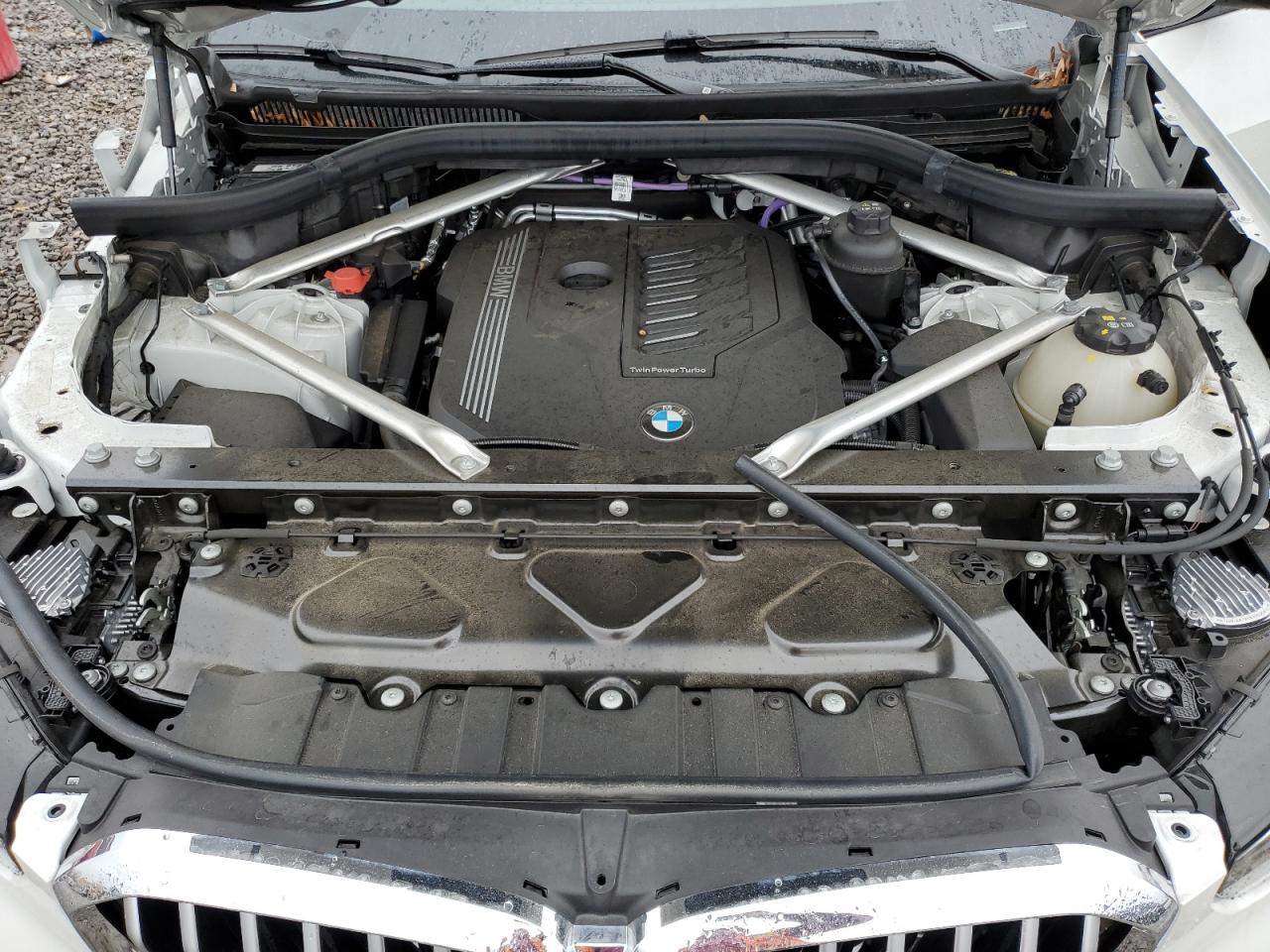 2023 BMW X5 VIN 5UXCR4C05P9R78830 Copart auction photo, front end / side damage thumbnail 12