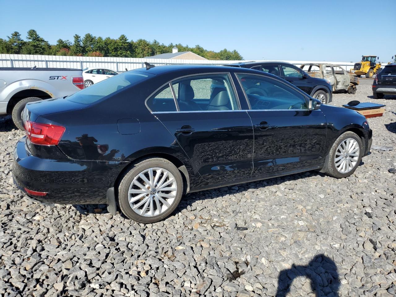 2015 Volkswagen Jetta VIN 3VWD17AJ6FM314480 Copart auction photo, rear end damage thumbnail 3
