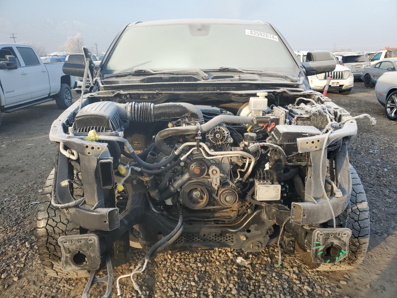 2019 RAM 1500 VIN 1C6SRFFT3KN689192 Copart auction photo, front end damage thumbnail 5
