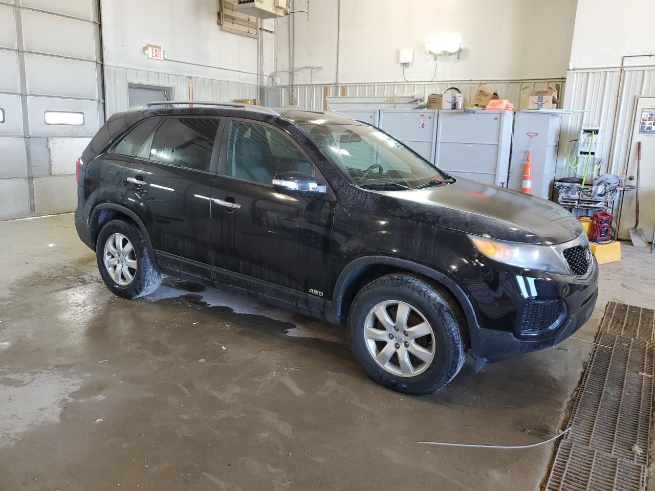 2012 KIA Sorento VIN 5XYKTDA20CG217795 Copart auction photo, hail damage thumbnail 4