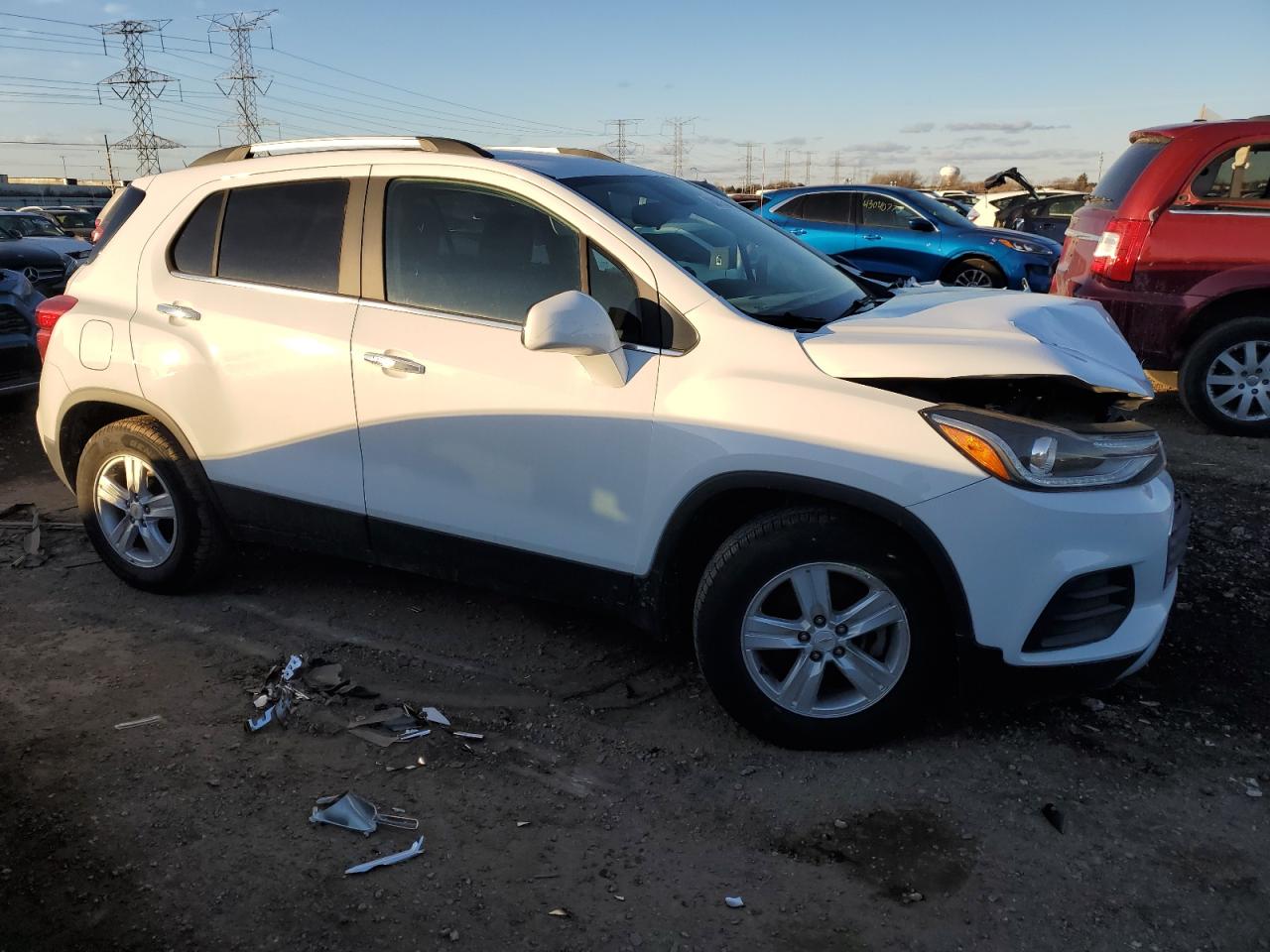 2019 Chevrolet Trax VIN KL7CJLSB8KB914365 Copart auction photo, front end damage thumbnail 4
