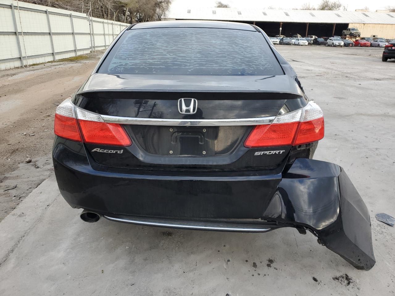 2014 Honda Accord VIN 1HGCR2E51EA121447 Copart auction photo, rear end / minor dent/scratches damage thumbnail 6