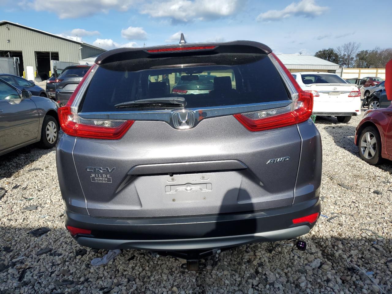 2019 Honda CR-V VIN 5J6RW2H81KL002363 Copart auction photo, front end / side damage thumbnail 6