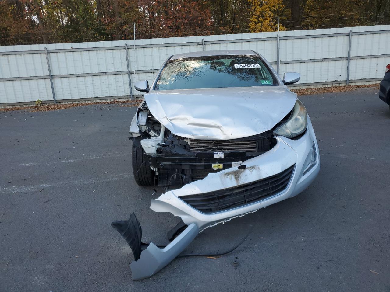 2016 Hyundai Elantra VIN 5NPDH4AE1GH659617 Copart auction photo, front end damage thumbnail 5