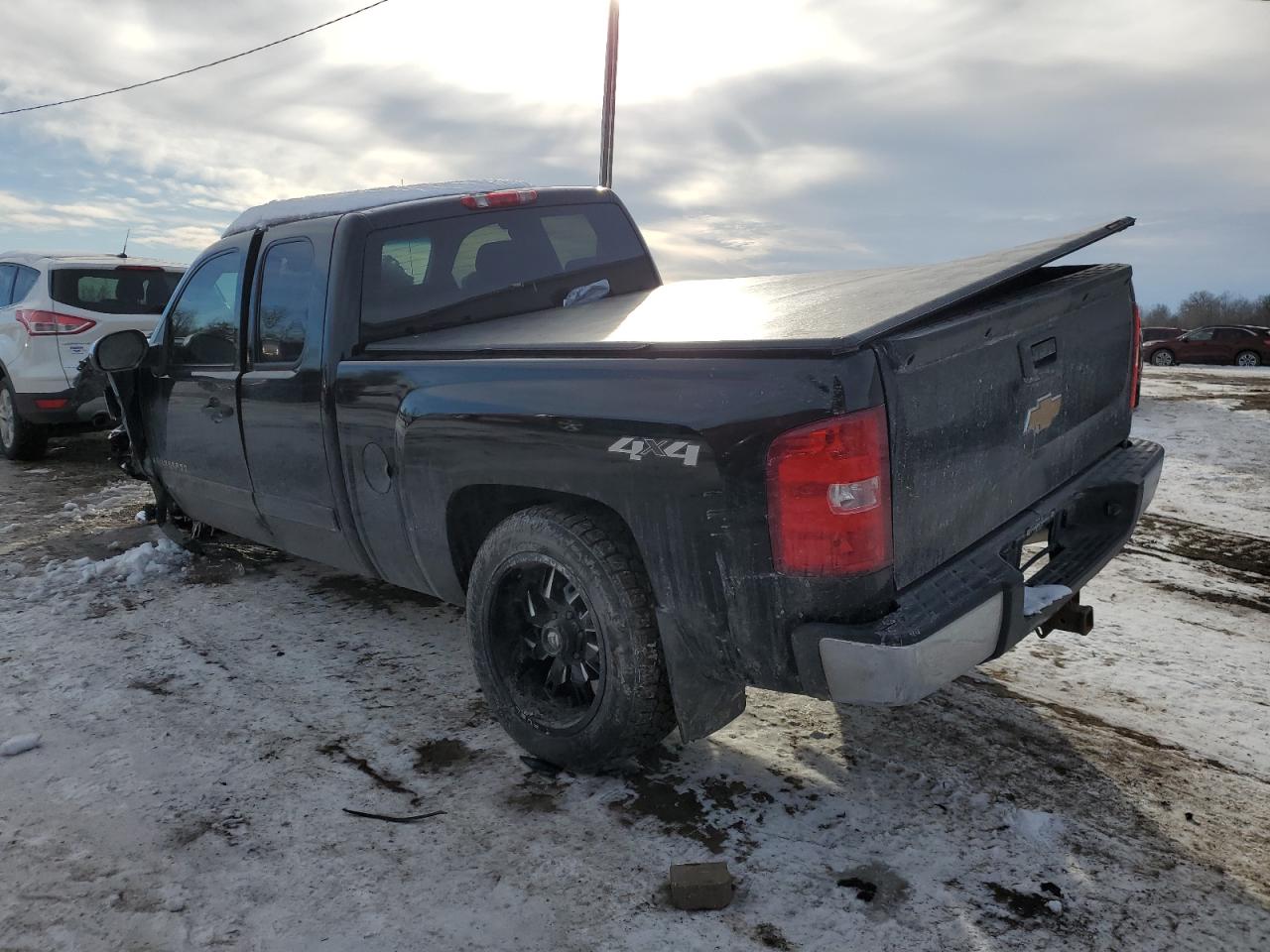 2008 Chevrolet Silverado VIN 1GCEK19JX8Z318720 Copart auction photo, all over damage thumbnail 2