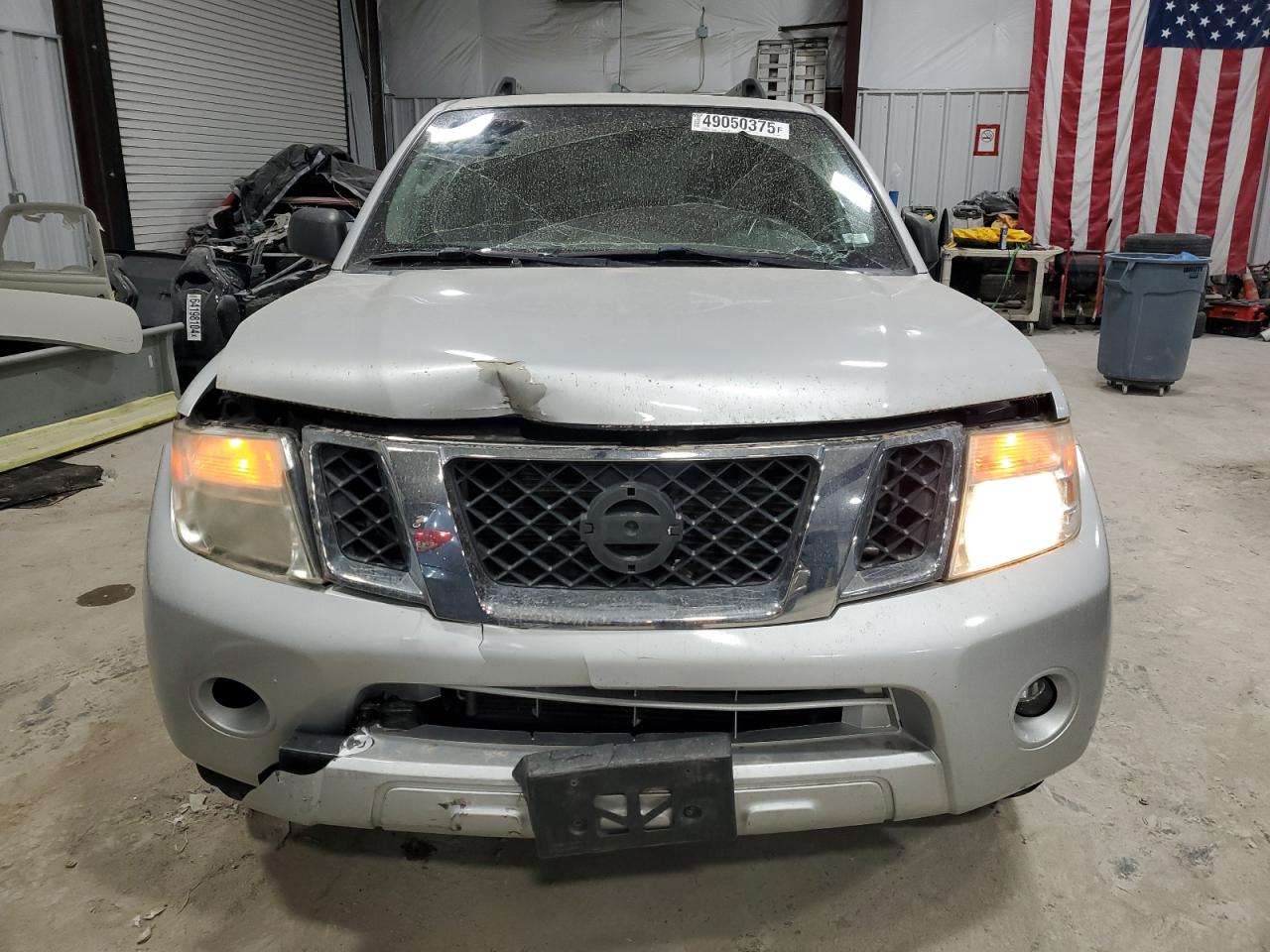 2012 Nissan Pathfinder VIN 5N1AR1NBXCC613221 Copart auction photo, front end damage thumbnail 5