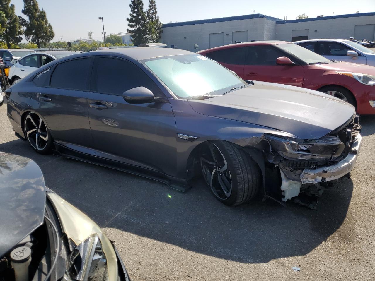 2019 Honda Accord VIN 1HGCV1F15KA068412 Copart auction photo, all over / undercarriage damage thumbnail 4