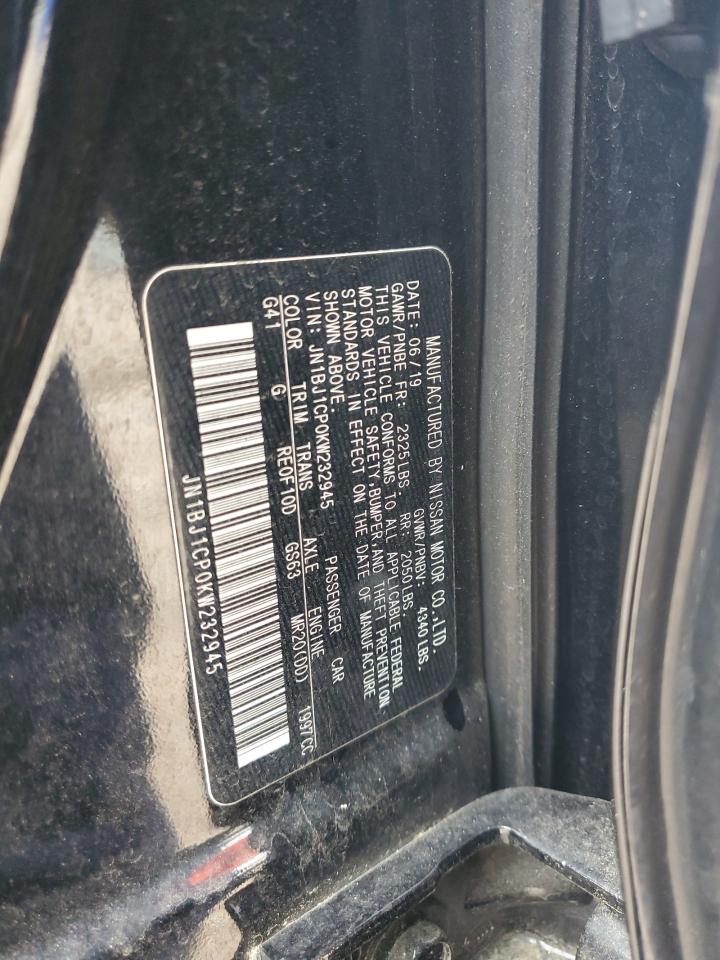 2019 Nissan Rogue VIN JN1BJ1CP0KW232945 Copart auction photo, side damage thumbnail 14