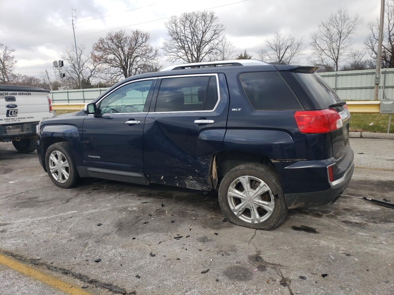 2016 GMC Terrain VIN 2GKFLUE36G6224343 Copart auction photo, side / rear end damage thumbnail 2