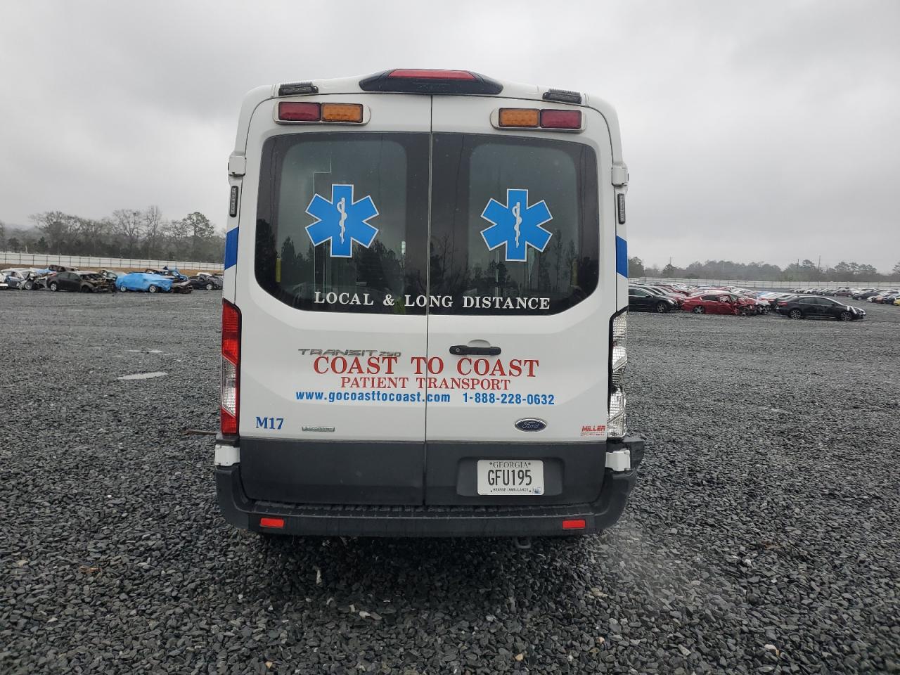 2022 Ford Transit VIN 1FDBR1CG3NKA73142 Copart auction photo, side damage thumbnail 6