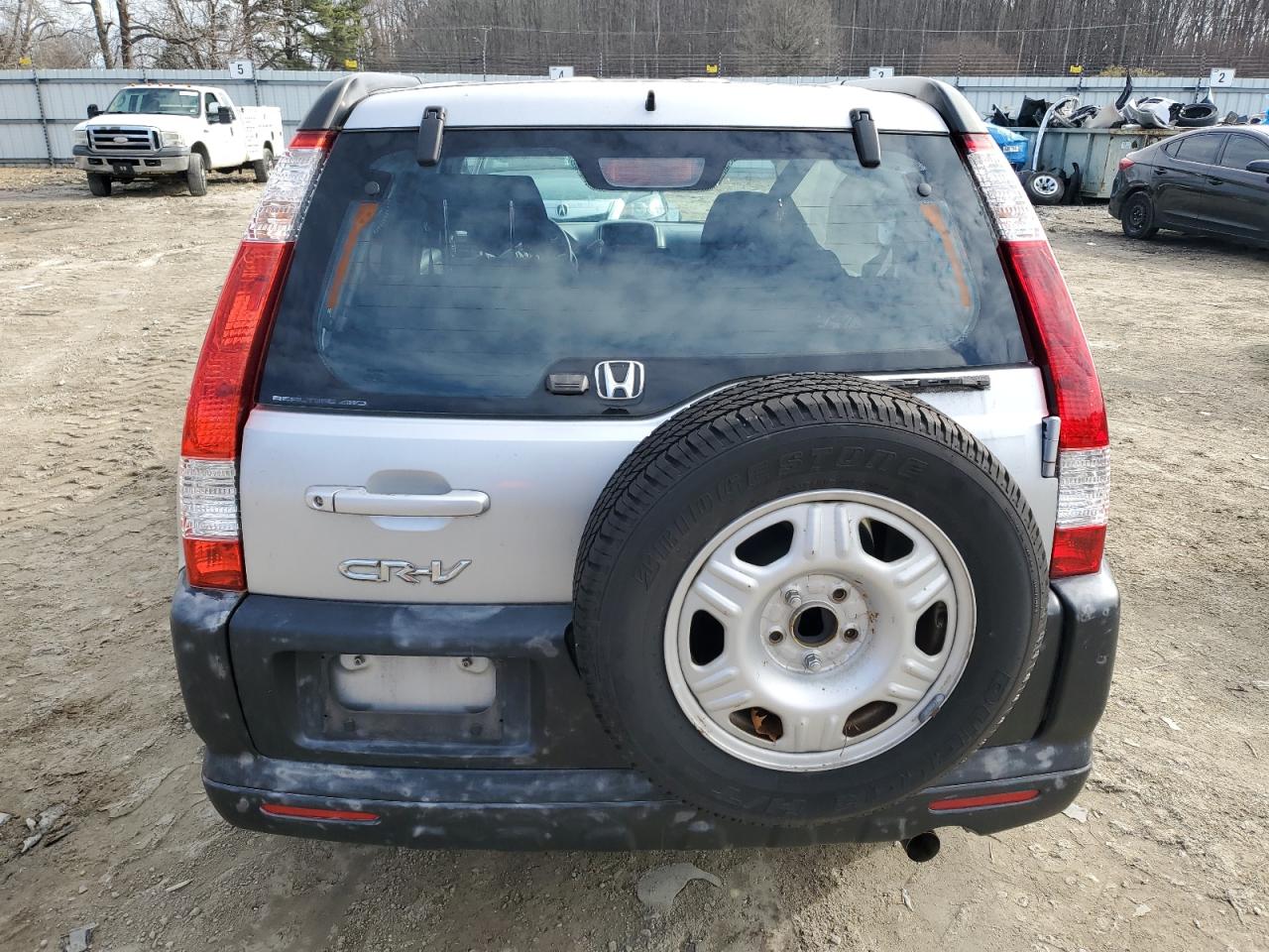 2005 Honda CR-V VIN SHSRD78545U343898 Copart auction photo, side / rear end damage thumbnail 6