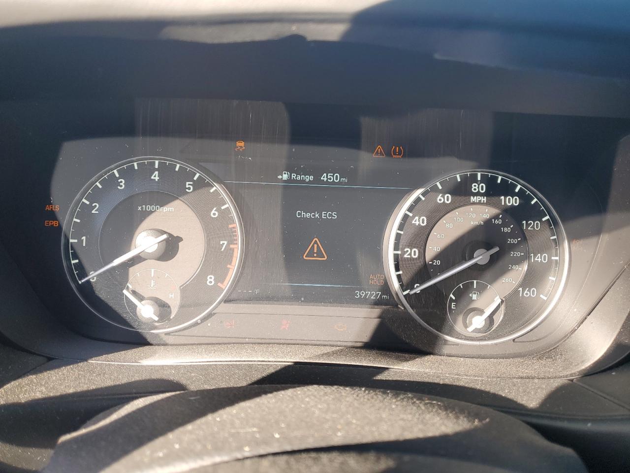 2018 Genesis G90 VIN KMHG54JHXJU041172 Copart auction photo, side / front end damage thumbnail 9