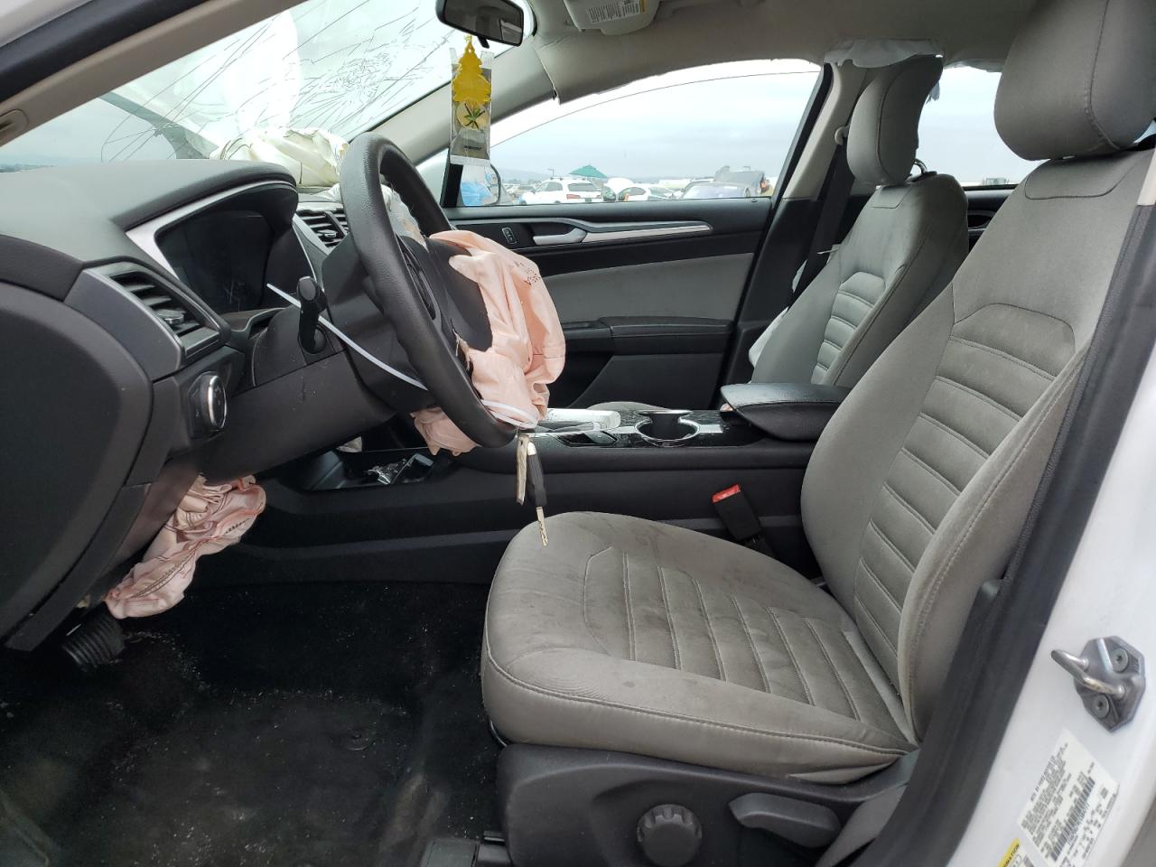 2014 Ford Fusion VIN 1FA6P0G79E5384711 Copart auction photo, front end / side damage thumbnail 7