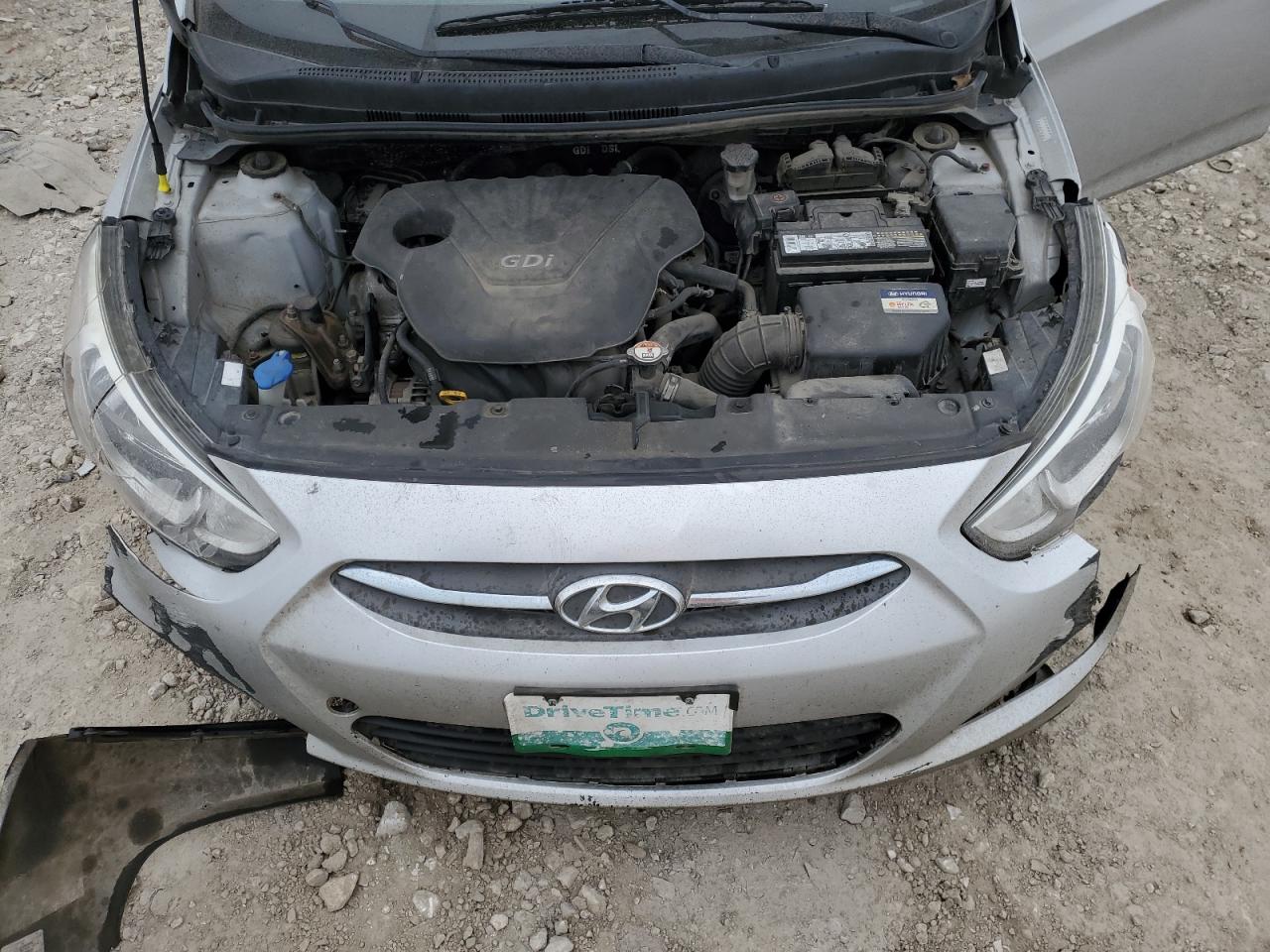 2017 Hyundai Accent VIN KMHCT4AE7HU171785 Copart auction photo, front end damage thumbnail 11