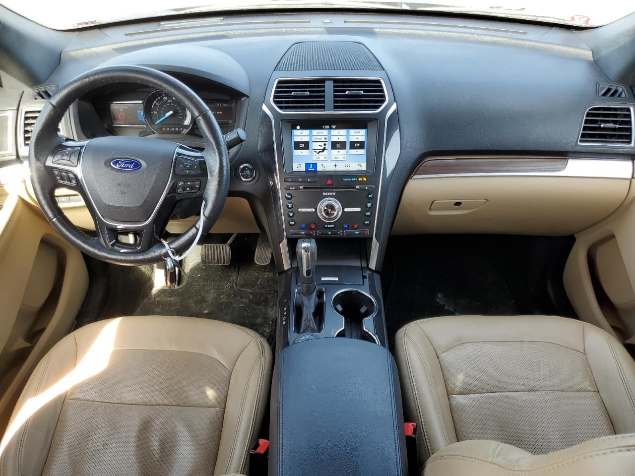 2017 Ford Explorer VIN 1FM5K8F86HGC82249 Copart auction photo, rear end / hail damage thumbnail 8