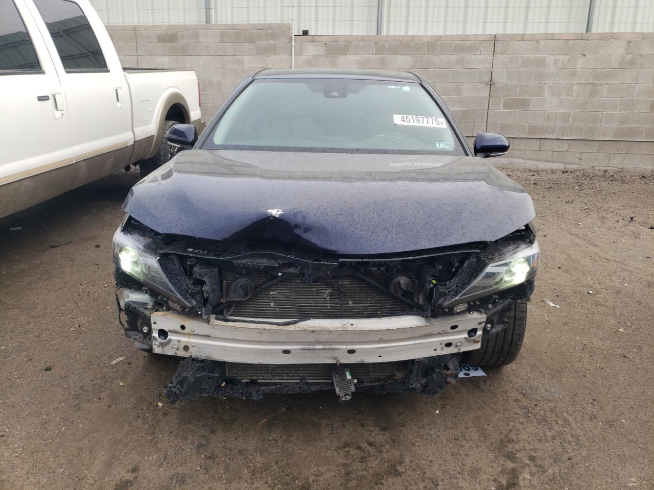 2022 Toyota Camry VIN 4T1G11AK9NU707532 Copart auction photo, front end / rear end damage thumbnail 5