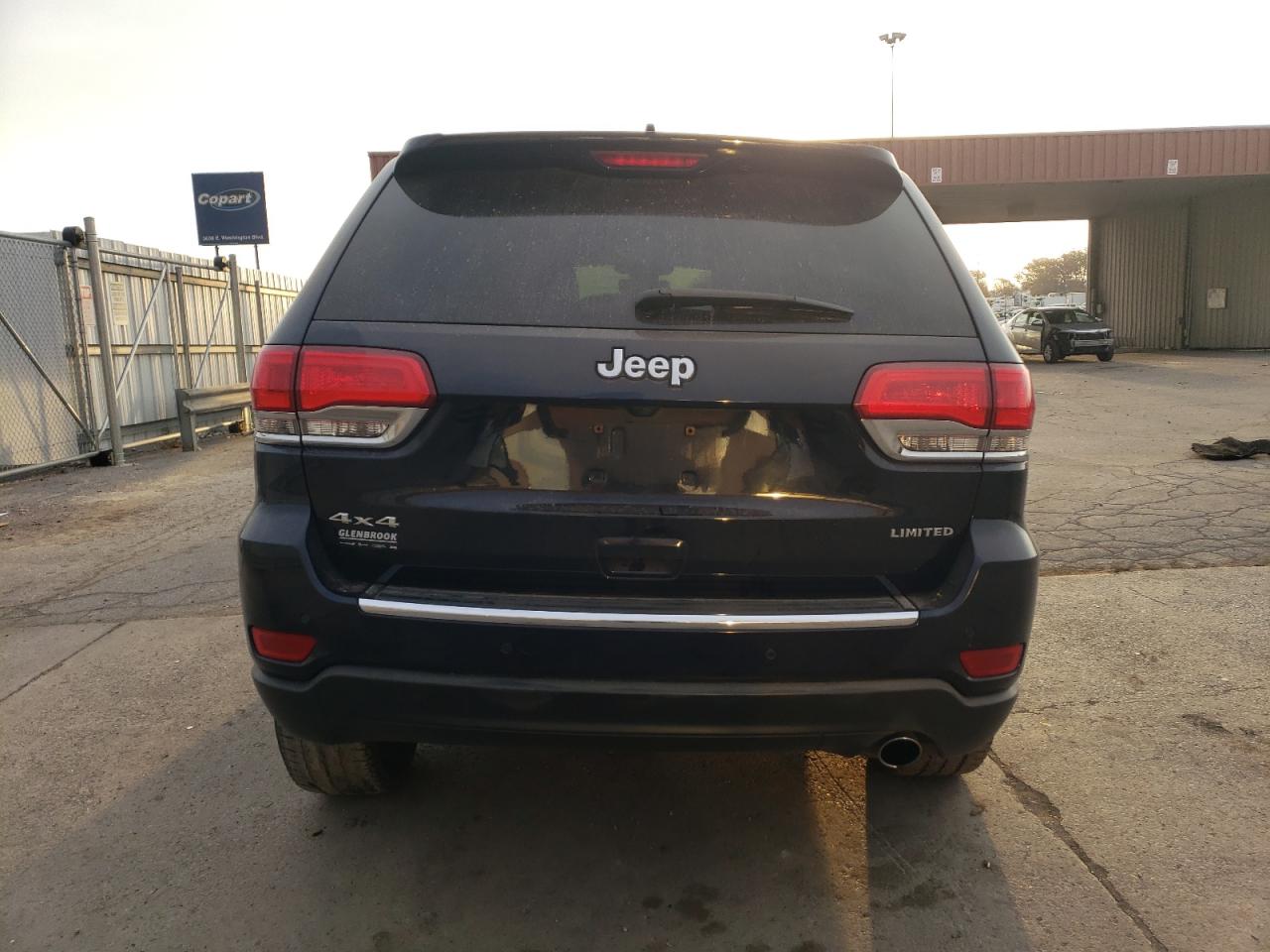 2018 Jeep Grand Cherokee VIN 1C4RJFBG0JC134587 Copart auction photo, front end / side damage thumbnail 6