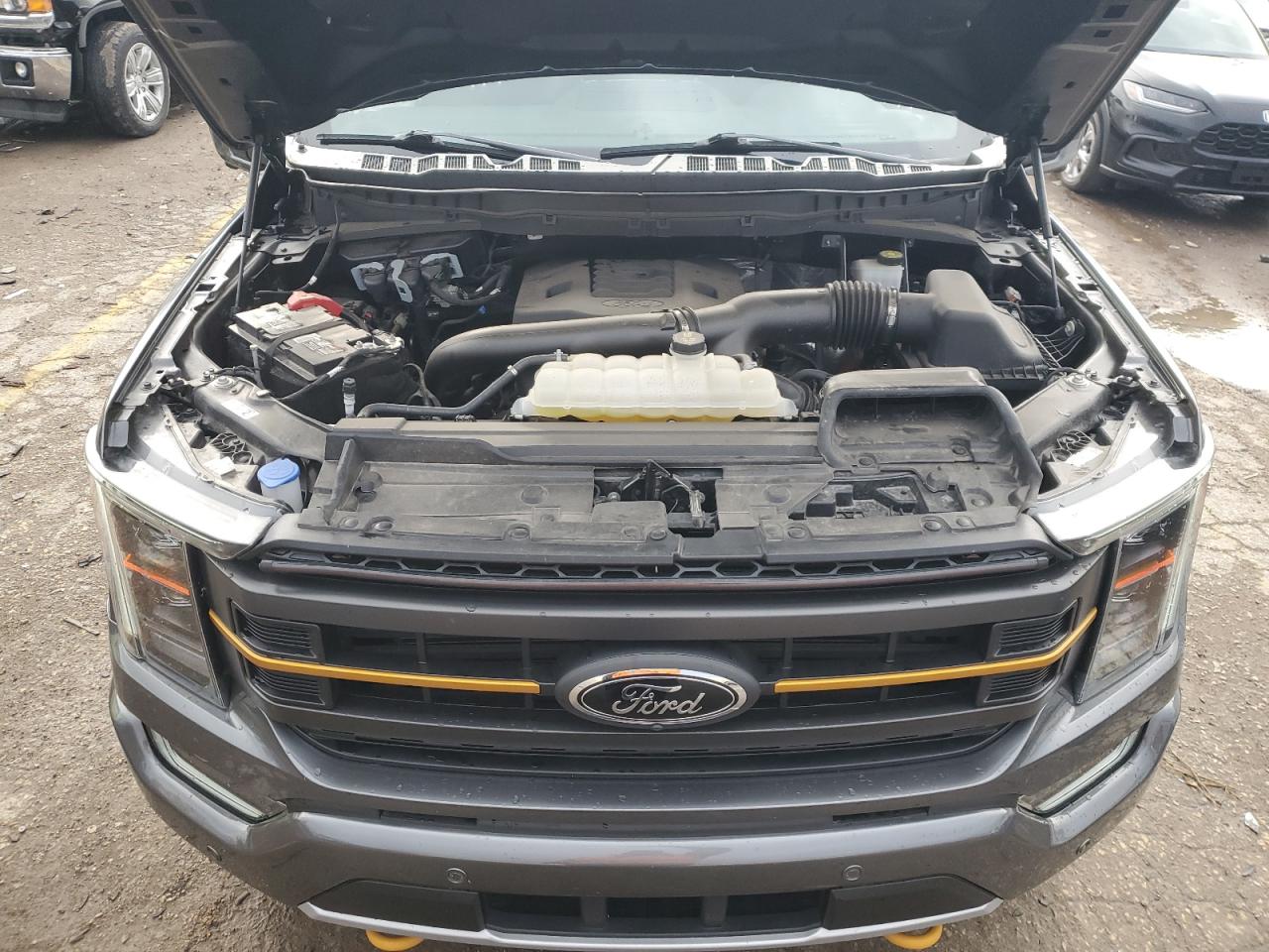 2023 Ford F-150 VIN 1FTEW1E89PFC42639 Copart auction photo, side damage thumbnail 11