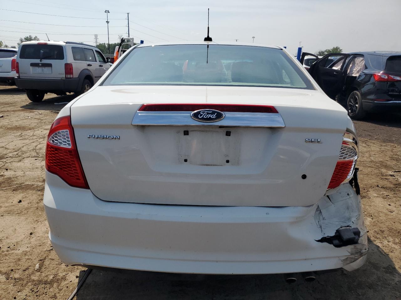 2011 Ford Fusion VIN 3FAHP0JA0BR342059 Copart auction photo, rear end damage thumbnail 6