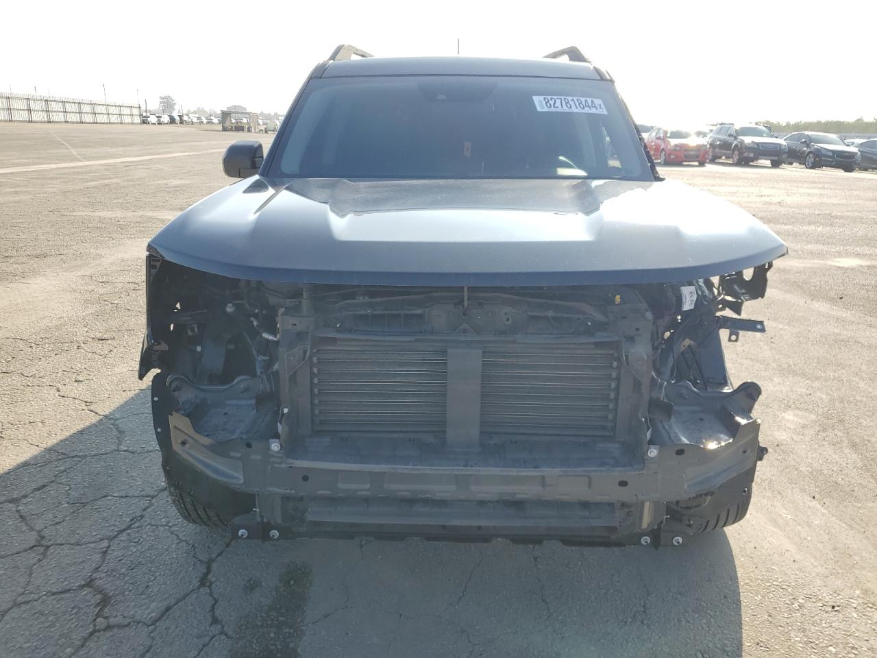2021 Ford Bronco VIN 3FMCR9C67MRA99795 Copart auction photo, front end / side damage thumbnail 5
