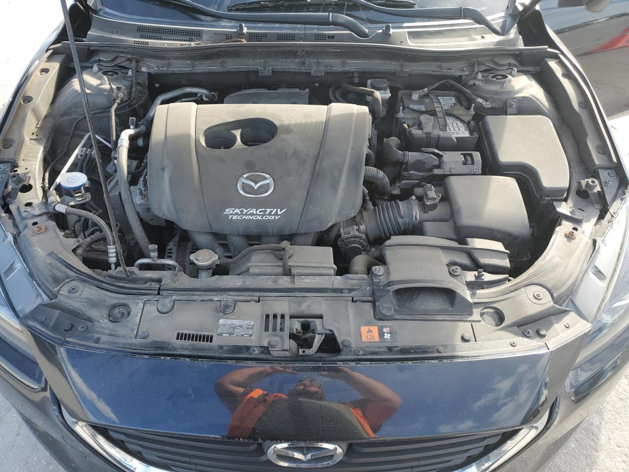 2018 Mazda 3 VIN 3MZBN1U76JM210508 Copart auction photo, side / rear end damage thumbnail 12