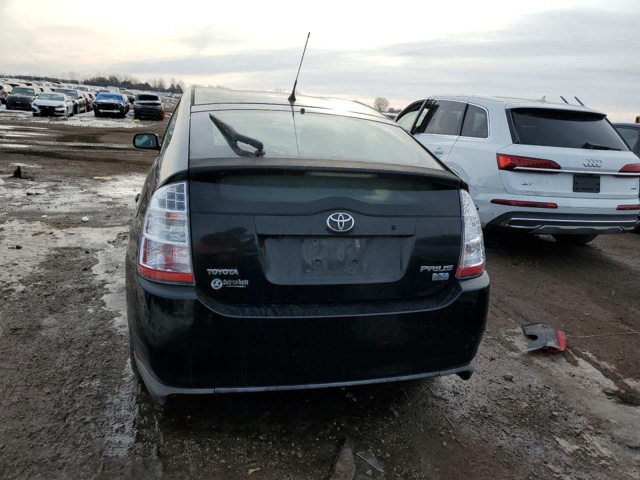 2009 Toyota Prius VIN JTDKB20U593502693 Copart auction photo, front end / rear end damage thumbnail 6
