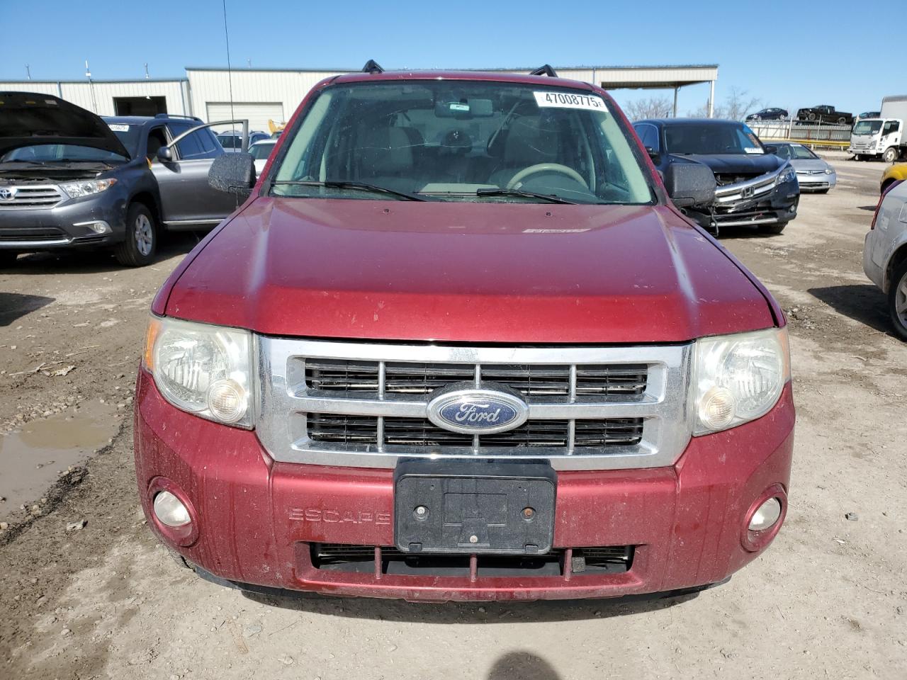 2008 Ford Escape VIN 1FMCU03ZX8KB50608 Copart auction photo, undercarriage / side damage thumbnail 5