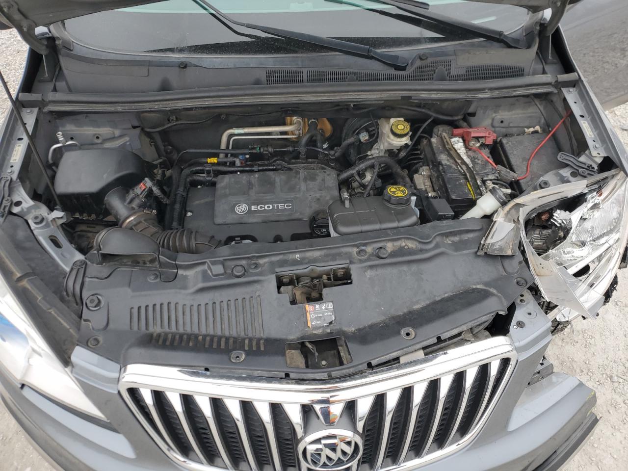 2014 Buick Encore VIN KL4CJCSB2EB588497 Copart auction photo, front end / rear end damage thumbnail 12
