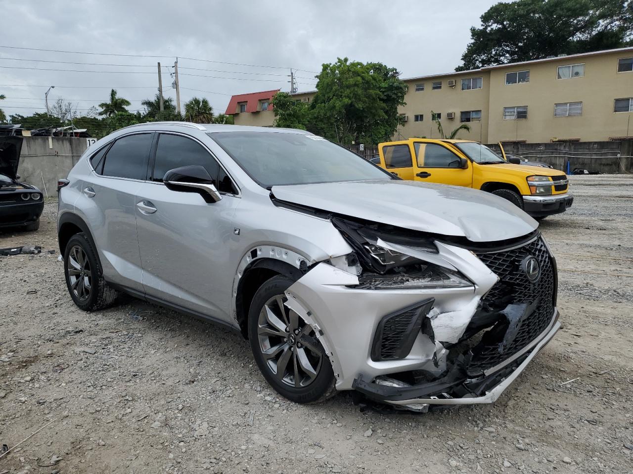2019 Lexus NX VIN JTJYARBZ6K2152739 Copart auction photo, front end / minor dent/scratches damage thumbnail 4