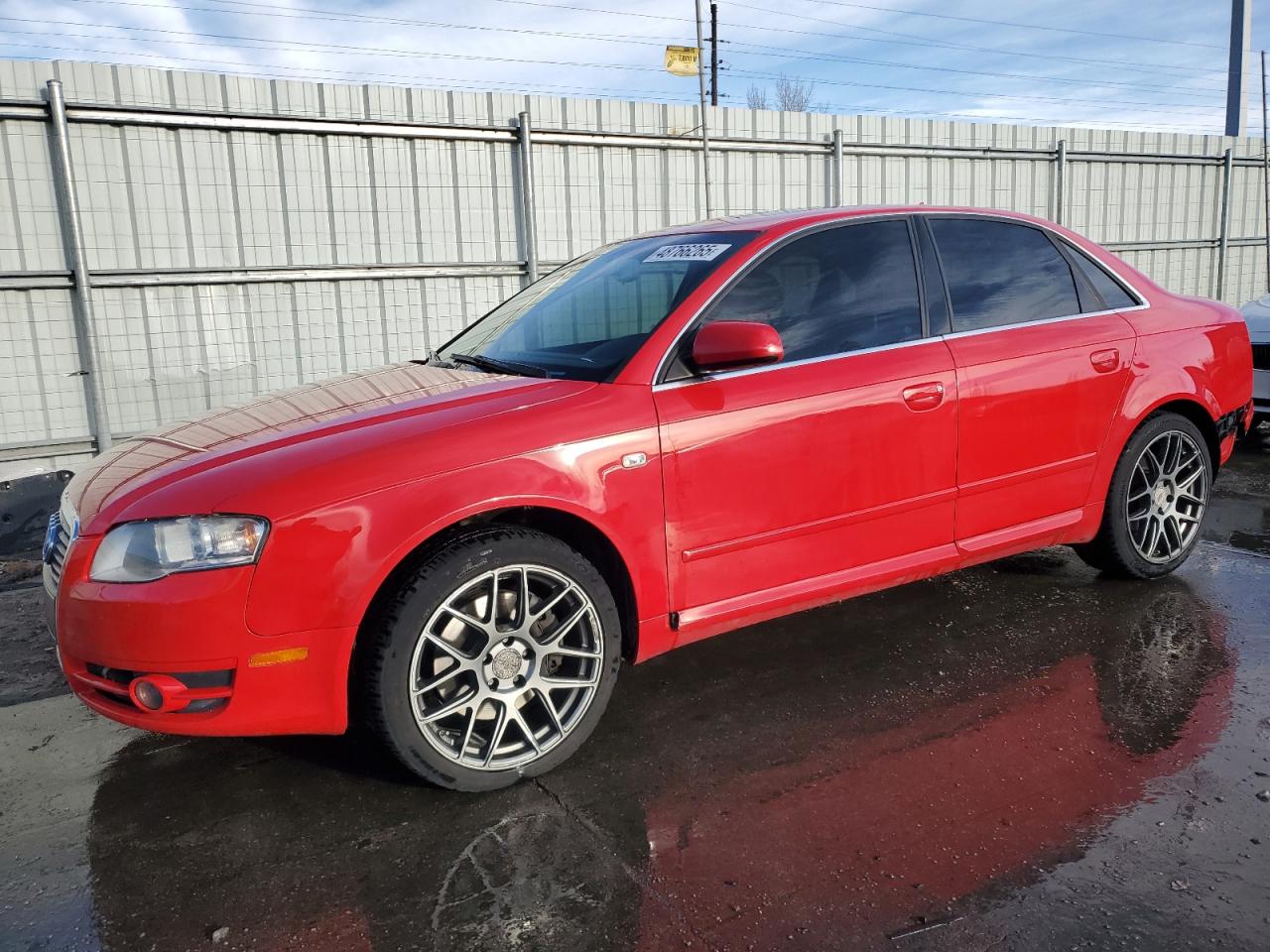 2008 Audi A4 VIN WAUDF78E08A030157 - Copart auction photo